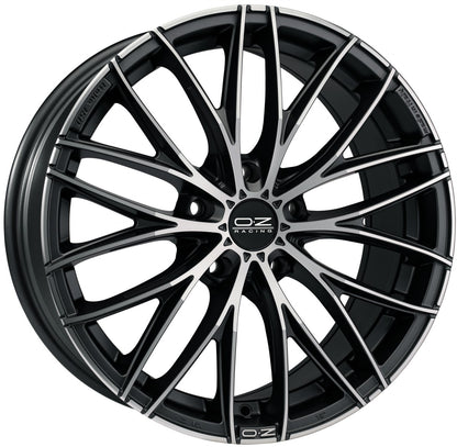 OZ Italia 150 matt dark graphite polished 8x18 ET48 - LK5/112 ML75