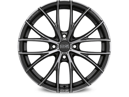 OZ Italia 150 matt dark graphite polished 8x18 ET48 - LK5/112 ML75
