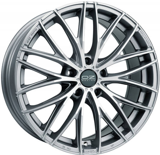 OZ Italia 150 matt race silver polished Alufelge 7x17 Zoll ET42 LK 4x100 ML68