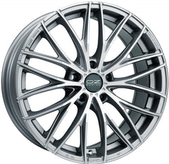 OZ Italia 150 matt race silver polished Alufelge 7x17 Zoll ET42 LK 4x100 ML68