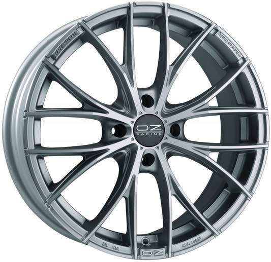 OZ Italia 150 matt race silver polished Alufelge 7x17 Zoll ET42 LK 4x100 ML68 – Bild 2