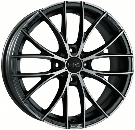 OZ Italia 150 matt dark graphite polished 8x17 ET29 - LK5/120 ML79