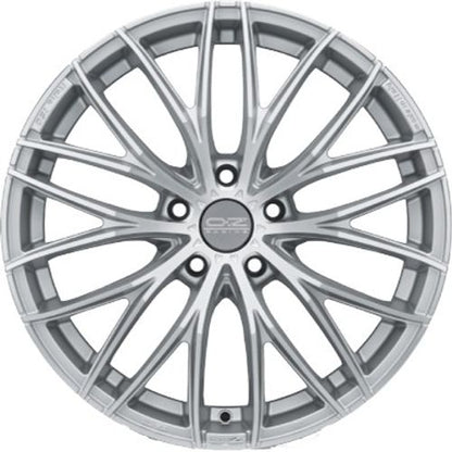 OZ Italia 150 matt race silver polished Alufelge 8x17 Zoll ET29 LK 5x120 ML79 – Bild 3