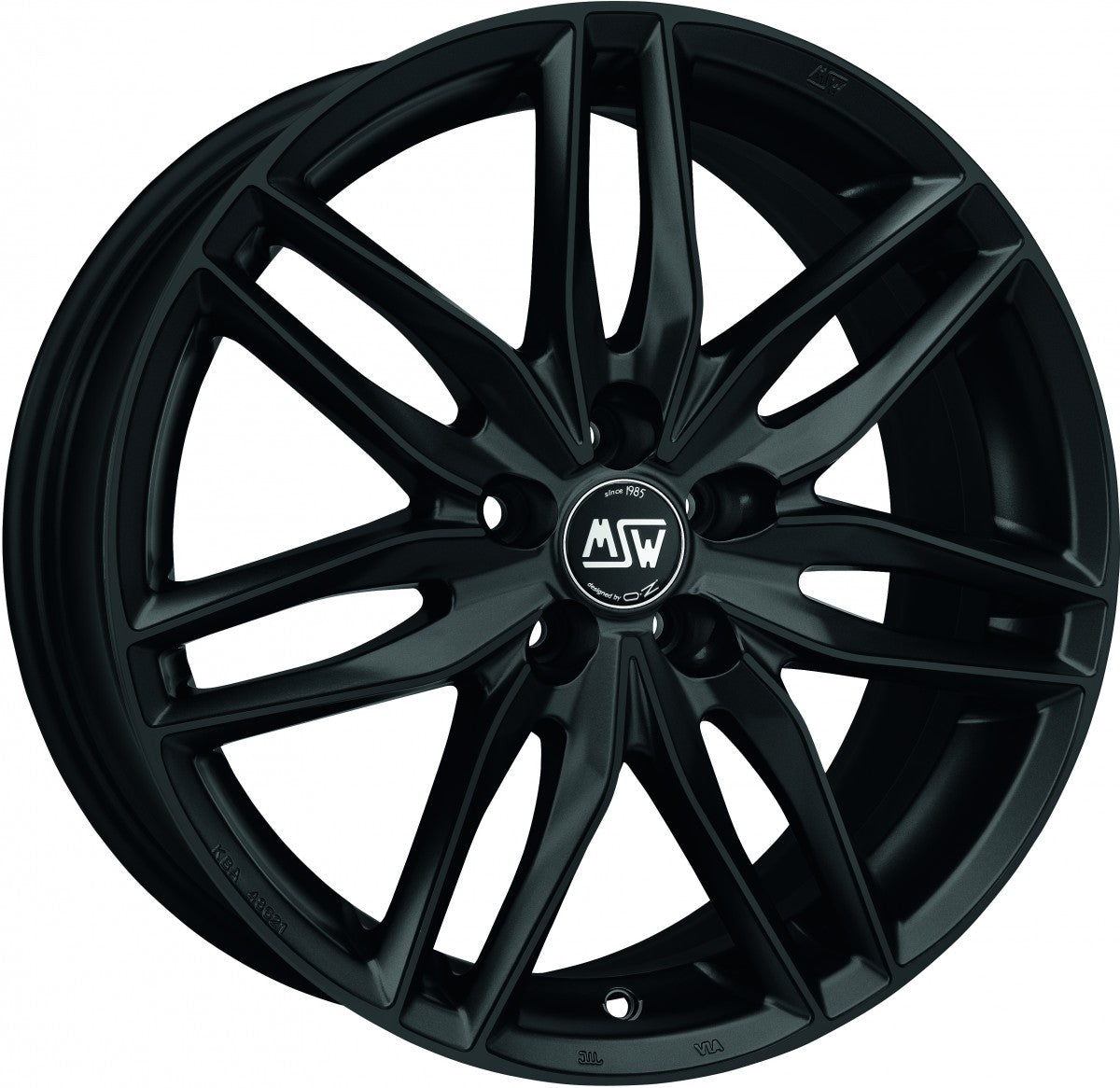 MSW 24 schwarz matt Alufelge 9x19 Zoll ET29 LK 5x112 ML73.1