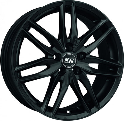 MSW 24 schwarz matt Alufelge 9x19 Zoll ET29 LK 5x112 ML73.1