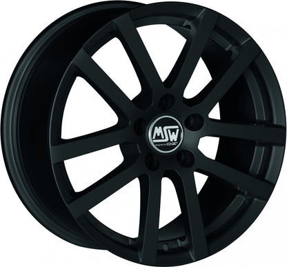 MSW 22 matt black Alufelge 6.5x16 Zoll ET45 LK 5x114.3 ML73.1