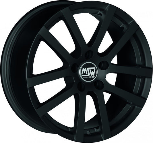 MSW 22 matt black 6.5x16 ET45 - LK5/114.3 ML73.1