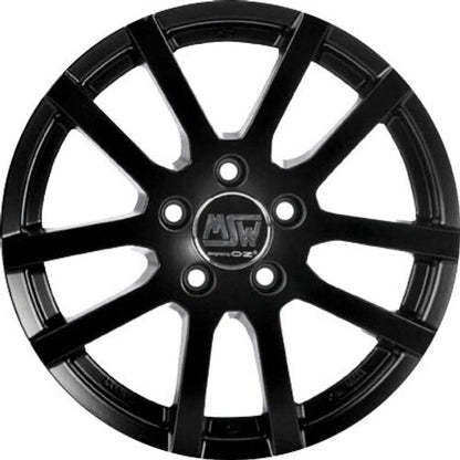 MSW 22 matt black Alufelge 6.5x16 Zoll ET45 LK 5x114.3 ML73.1 – Bild 2