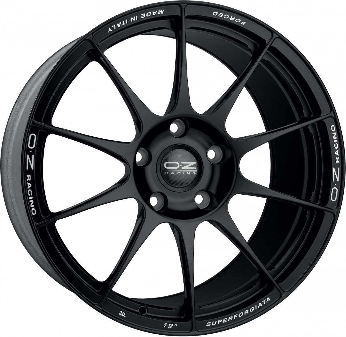 OZ Superforgiata schwarz matt 8.5x20 ET50 - LK5/130 ML71.56