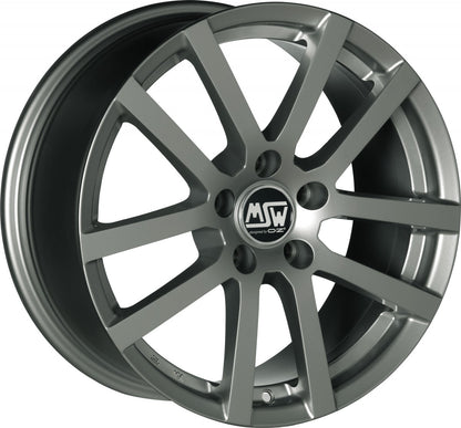 MSW 22 grey silver 5.5x14 ET45 - LK4/100 ML63.3