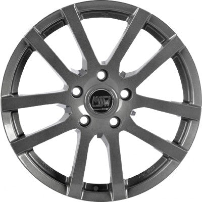 MSW 22 grey silver 5.5x14 ET45 - LK4/100 ML63.3