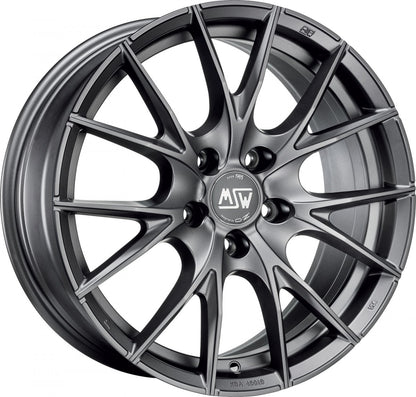 MSW 25 matt titanium tech Alufelge 8x19 Zoll ET29 LK 5x120 ML72.56