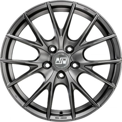 MSW 25 matt titanium tech Alufelge 8x19 Zoll ET29 LK 5x120 ML72.56 – Bild 2