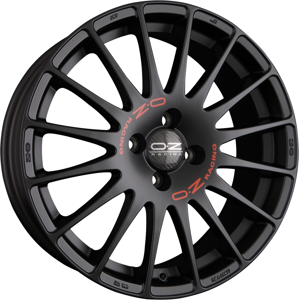 OZ Superturismo GT mattschwarz Alufelge 6x14 Zoll ET15 LK 4x108 ML65.06 – Bild 6