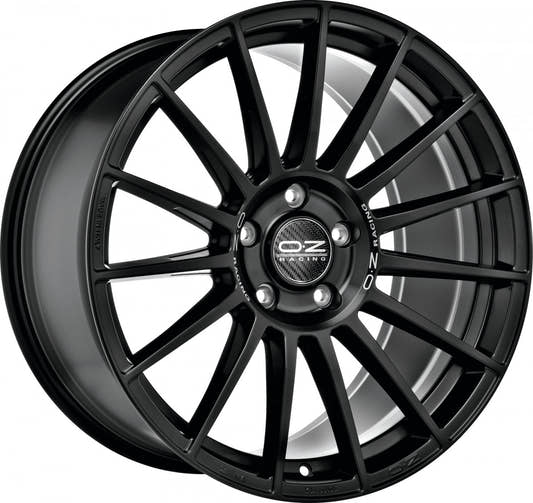 OZ Superturismo LM matt black 7.5x17 ET40 - LK4/108 ML75