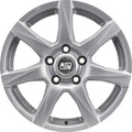 MSW 77 full silver Alufelge 7x16 Zoll ET48 LK 5x112 ML66.46 – Bild 2
