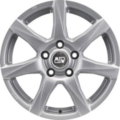 MSW 77 full silver Alufelge 7x16 Zoll ET48 LK 5x112 ML66.46