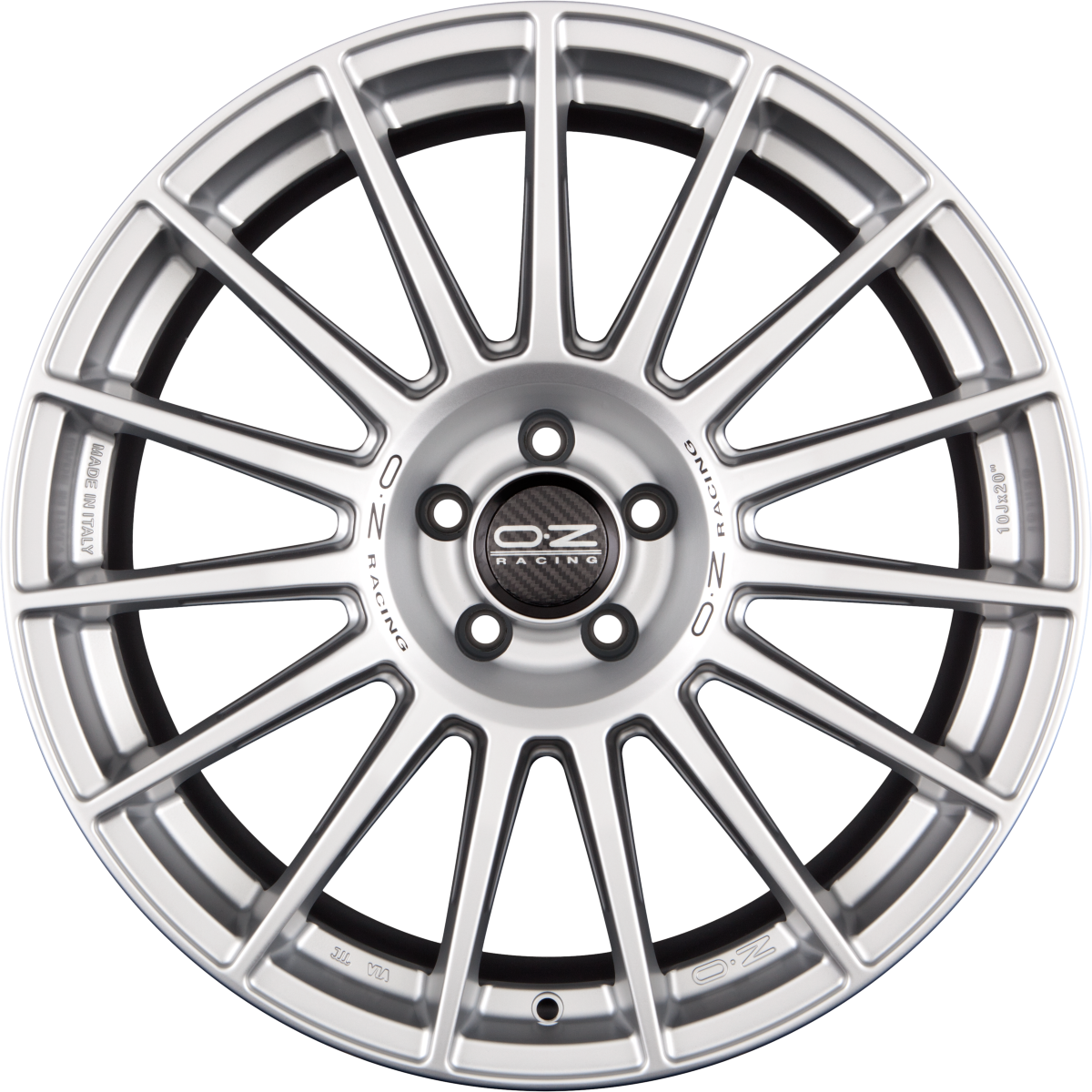 OZ Superturismo Dakar matt race silver Alufelge 9x21 Zoll ET25 LK 5x120 ML79 – Bild 3