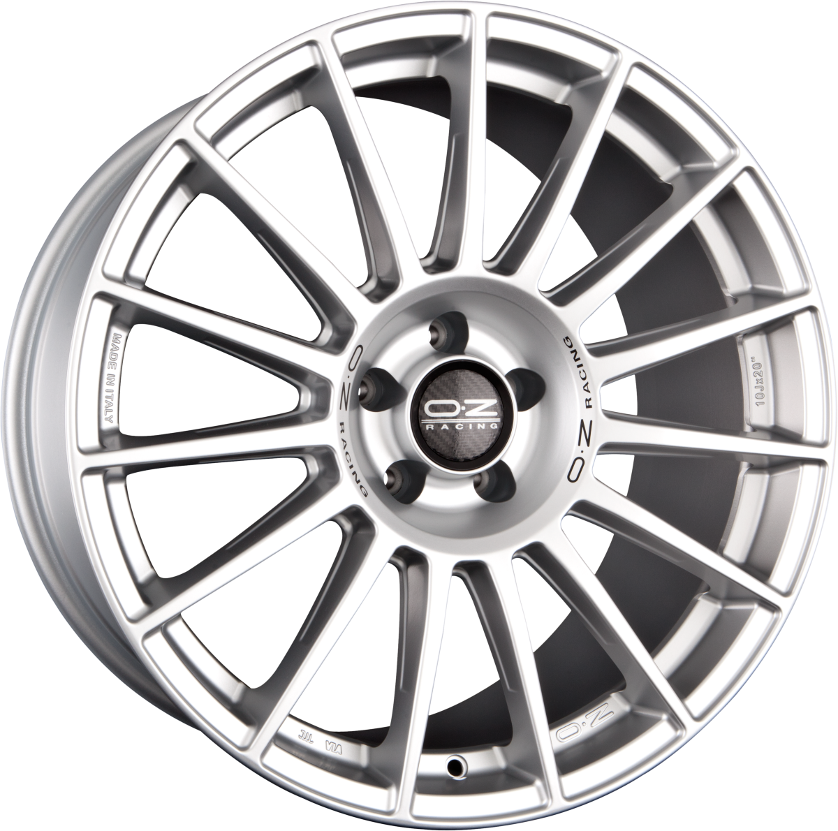 OZ Superturismo Dakar matt race silver Alufelge 9x21 Zoll ET25 LK 5x120 ML79 – Bild 4