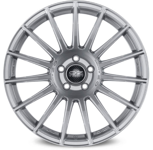 OZ Superturismo Dakar matt race silver 9x21 ET37 - LK5/112 ML79
