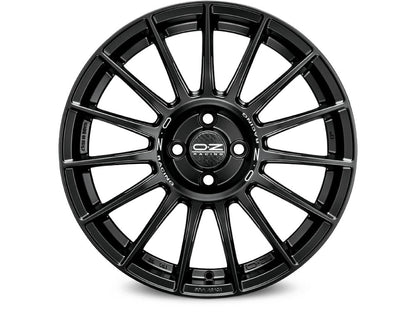 OZ Superturismo LM matt black 8.5x19 ET38 - LK5/114.3 ML75