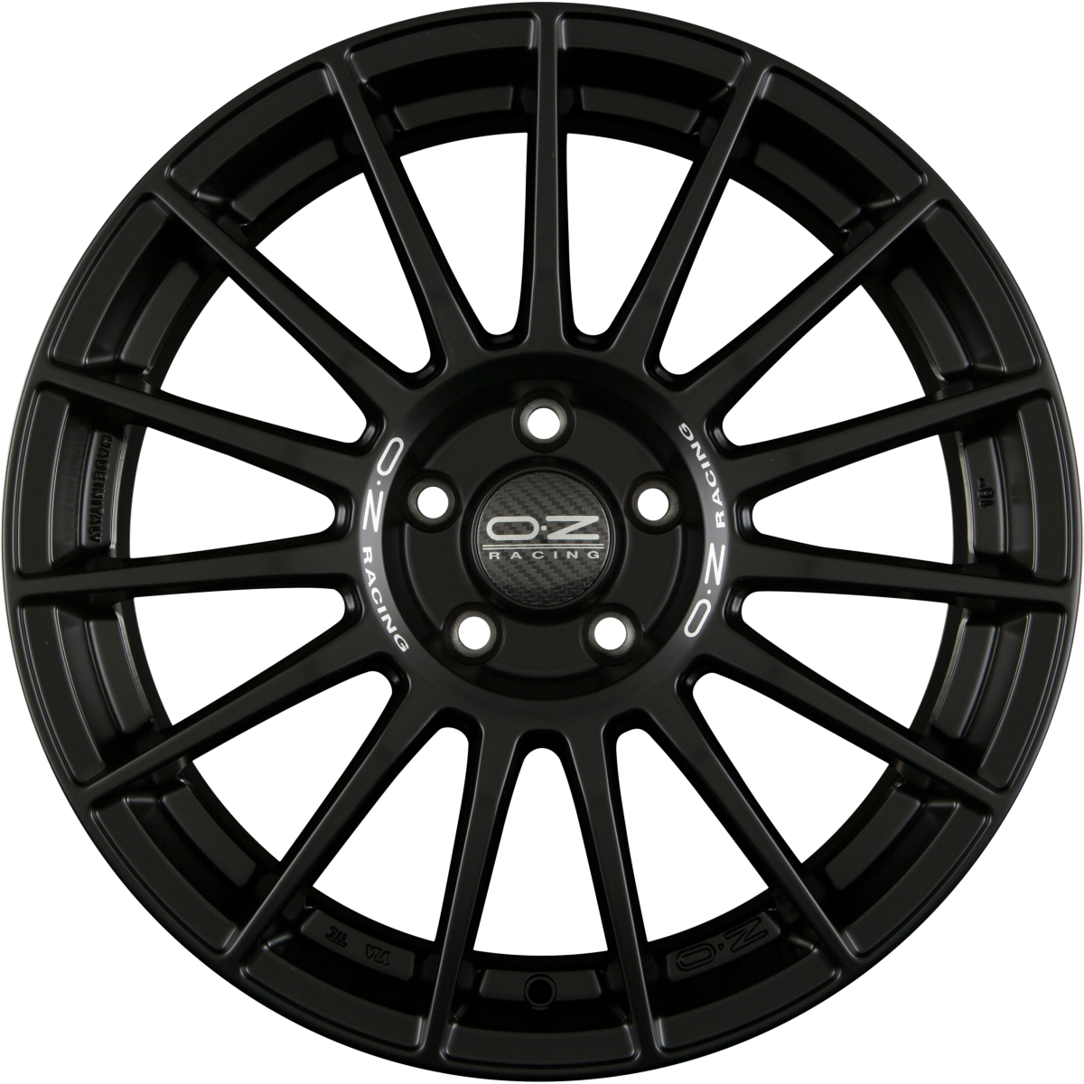 OZ Superturismo LM matt black Alufelge 7.5x17 Zoll ET35 LK 5x100 ML68 – Bild 3