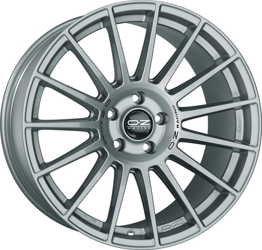 OZ Superturismo Dakar matt race silver 9x21 ET30 - LK5/112 ML79