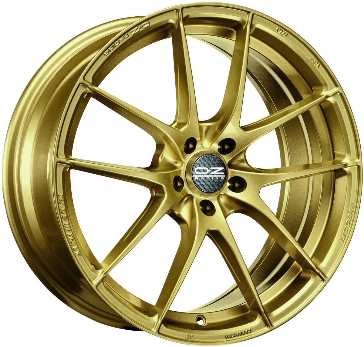 OZ Leggera HLT race gold 8x18 ET35 - LK5/100 ML68
