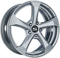 MSW 47 full silver Alufelge 8x18 Zoll ET45 LK 5x120 ML72.56