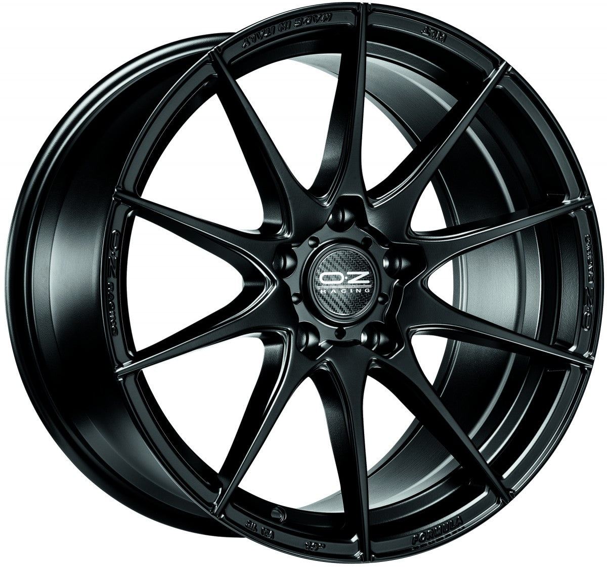 OZ Formula HLT matt black Alufelge 7x17 Zoll ET42 LK 4x100 ML68 – Bild 2