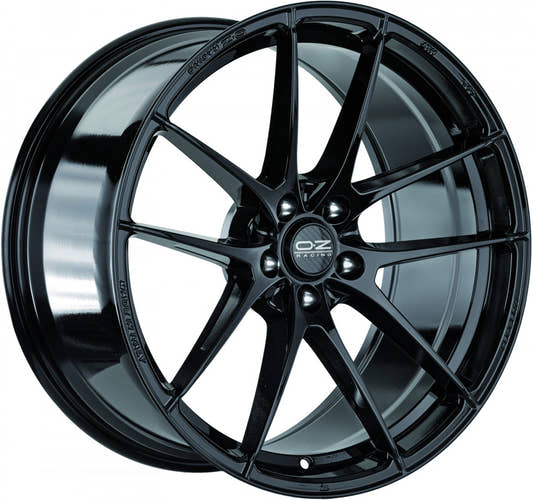 OZ Leggera HLT gloss black 9.5x19 ET45 - LK5/120 ML79