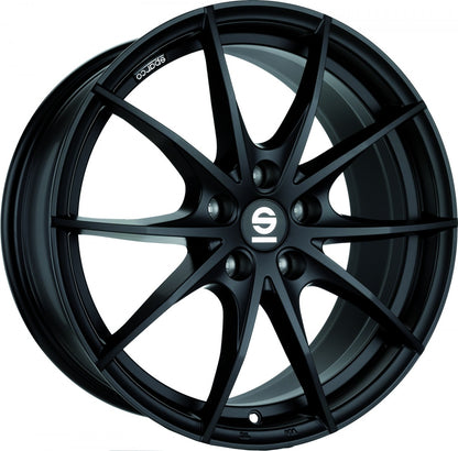 Sparco Trofeo 5 matt black 7.5x17 ET35 - LK5/100 ML63.3