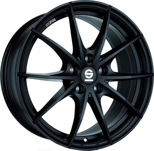 Sparco Trofeo 5 matt black 7.5x17 ET35 - LK5/100 ML63.3