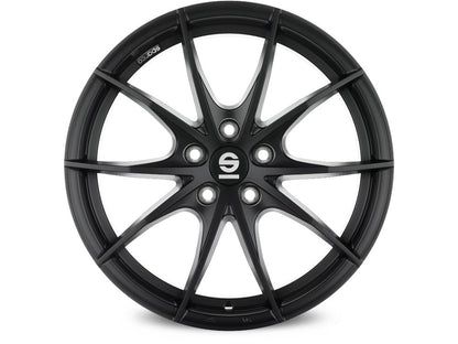 Sparco Trofeo 5 matt black 7.5x17 ET45 - LK5/108 ML73.1