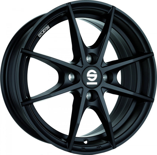 Sparco Trofeo 4 matt black 6x14 ET35 - LK4/100 ML63.3