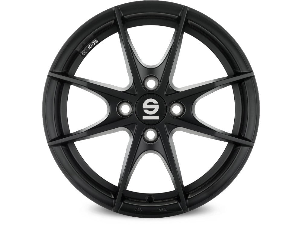 Sparco Trofeo 4 matt black 6x14 ET35 - LK4/100 ML63.3