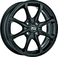 MSW X4 matt black Alufelge 5.5x15 Zoll ET42 LK 4x100 ML60.06