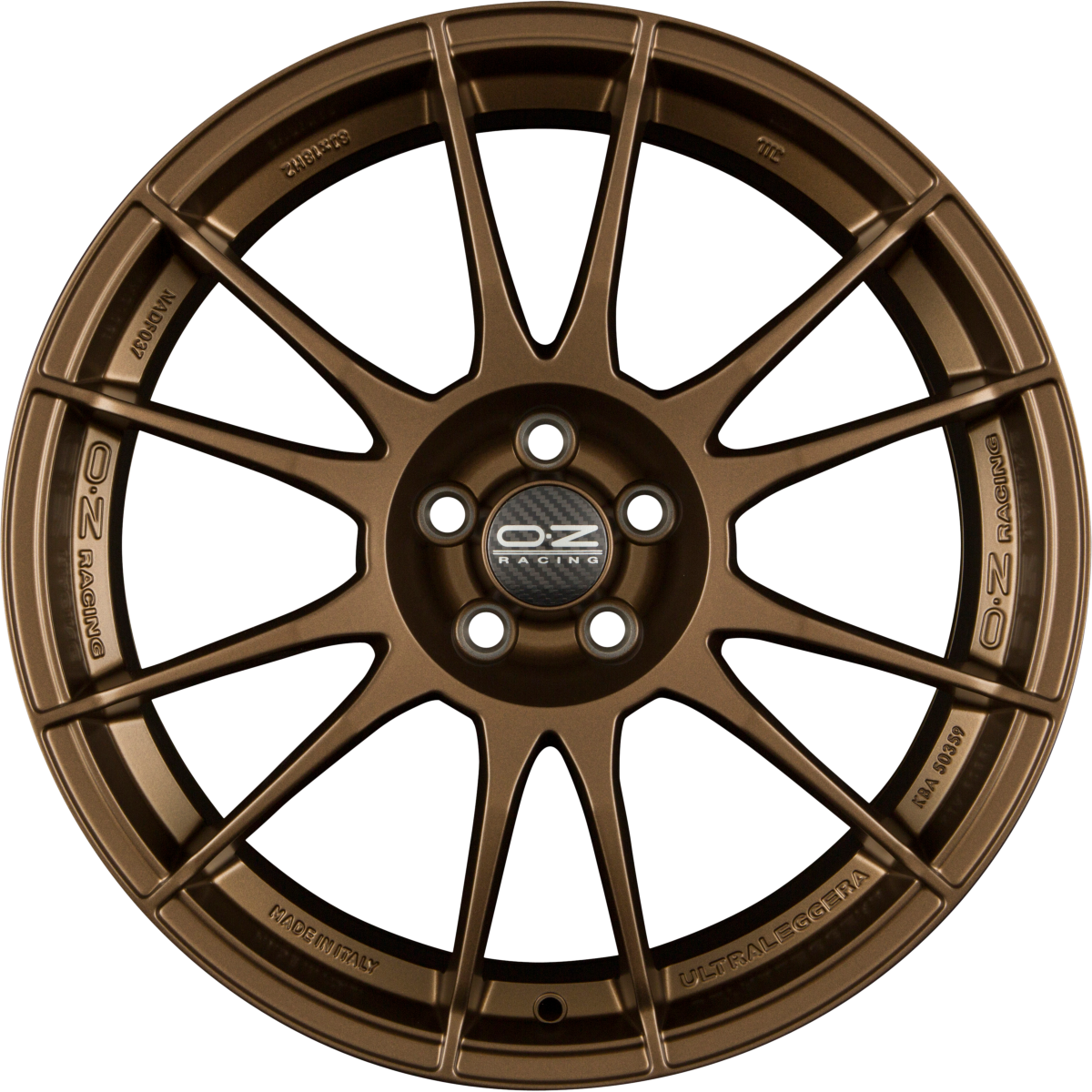 OZ Ultraleggera matt bronze Alufelge 7x18 Zoll ET42 LK 4x100 ML68 – Bild 3