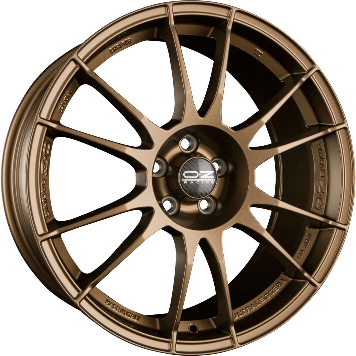OZ Ultraleggera matt bronze Alufelge 7x18 Zoll ET42 LK 4x100 ML68 – Bild 4