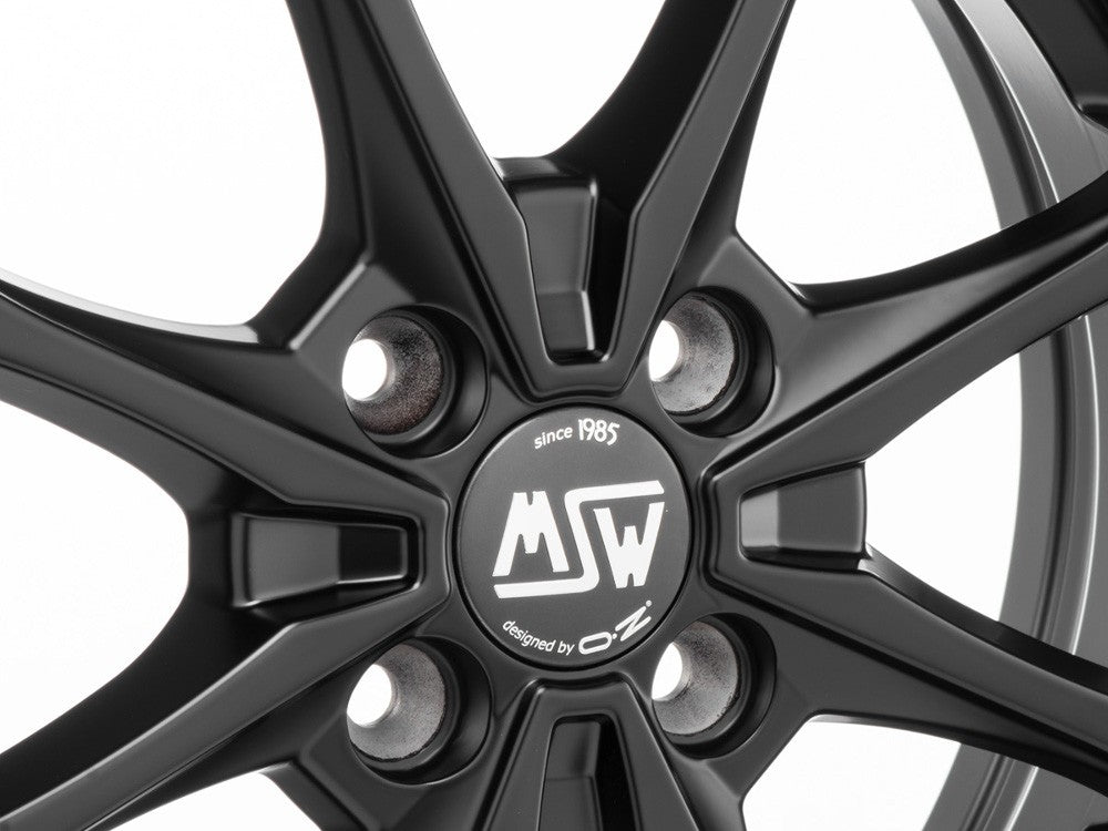 MSW X4 matt black Alufelge 6x16 Zoll ET40 LK 4x100 ML63.3 – Bild 3