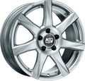 MSW 77 full silver Alufelge 8x18 Zoll ET48 LK 5x120 ML64.06