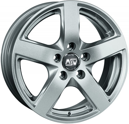 MSW 55 full silver Alufelge