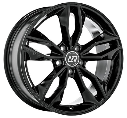 MSW 71 gloss black 8x18 ET45 - LK5/114.3 ML73.1