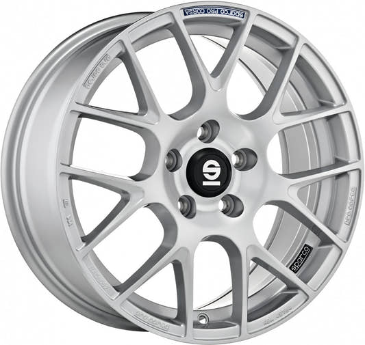 Sparco Pro Corsa full silver Alufelge 8x18 Zoll ET35 LK 5x112 ML73.1