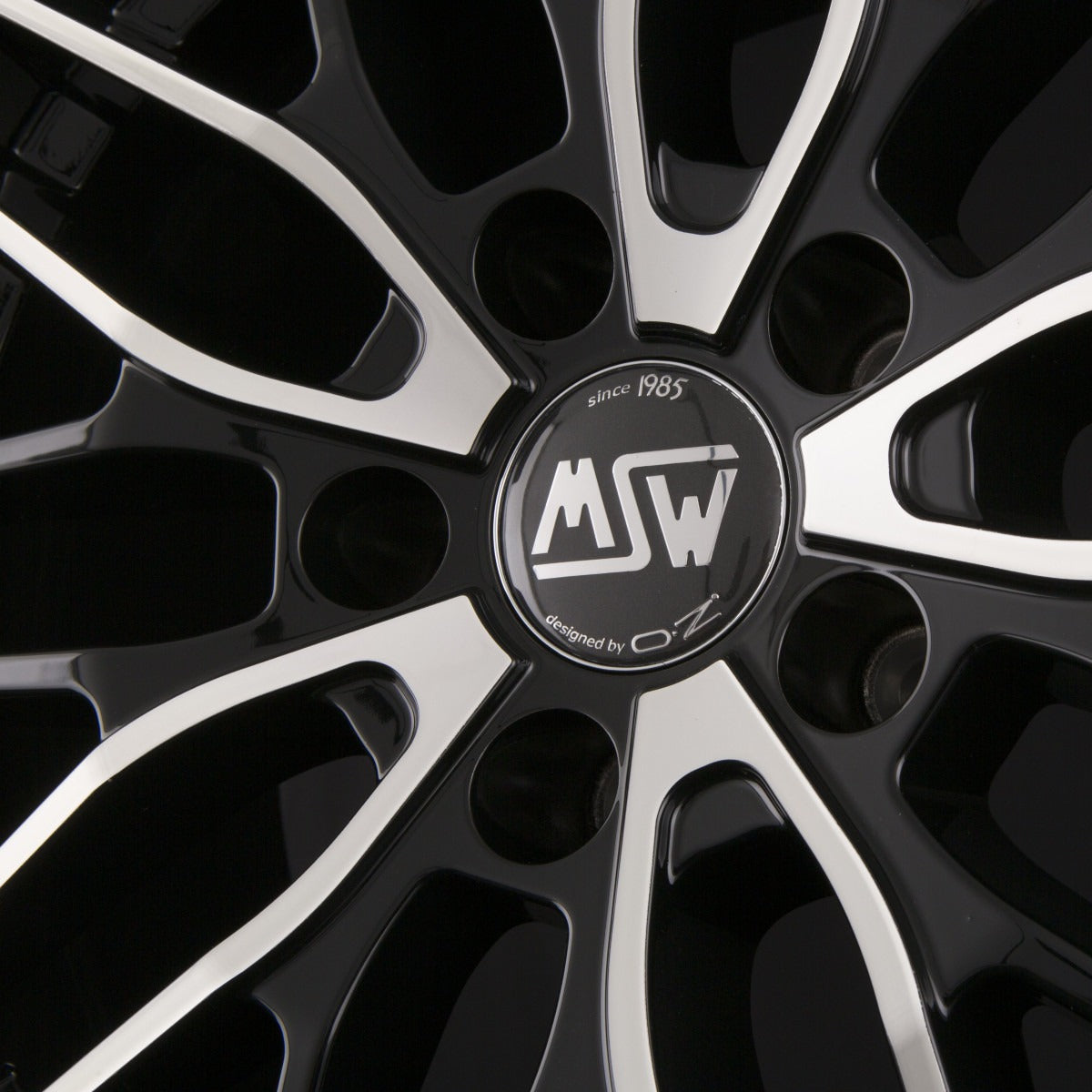 MSW 72 gloss black full polished Alufelge 8x18 Zoll ET50 LK 5x108 ML73.1 – Bild 7