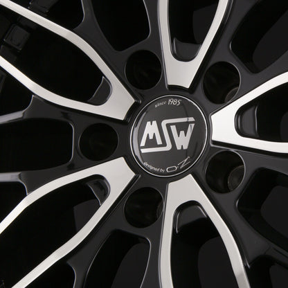 MSW 72 gloss black full polished Alufelge 8x18 Zoll ET50 LK 5x108 ML73.1 – Bild 7