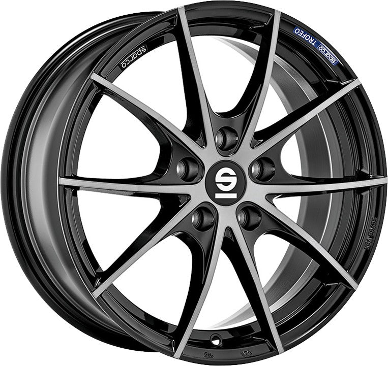 Sparco Trofeo 5 fume black full polished Alufelge 7.5x17 Zoll ET29 LK 5x120 ML72.56