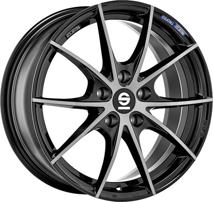 Sparco Trofeo 5 fume black full polished Alufelge 7.5x17 Zoll ET29 LK 5x120 ML72.56