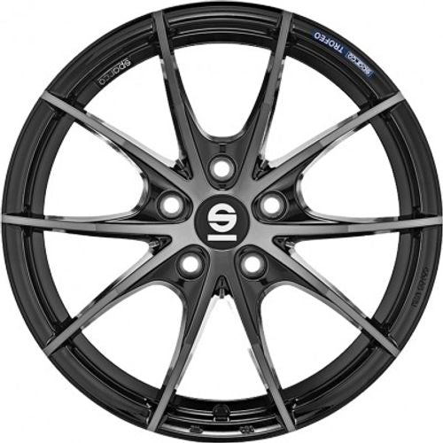 Sparco Trofeo 5 fume black full polished Alufelge 7.5x17 Zoll ET29 LK 5x120 ML72.56 – Bild 2