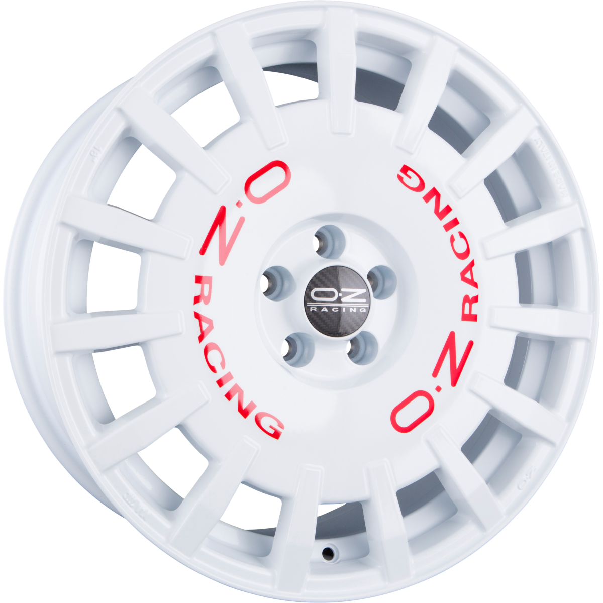 OZ Rally Racing white Alufelge 8x18 Zoll ET35 LK 5x112 ML75 – Bild 4